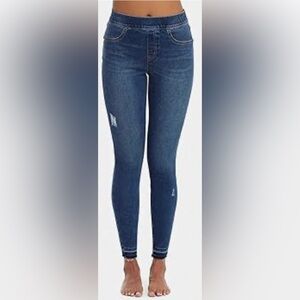 Spanx skinny high waist denim jeans Sz M